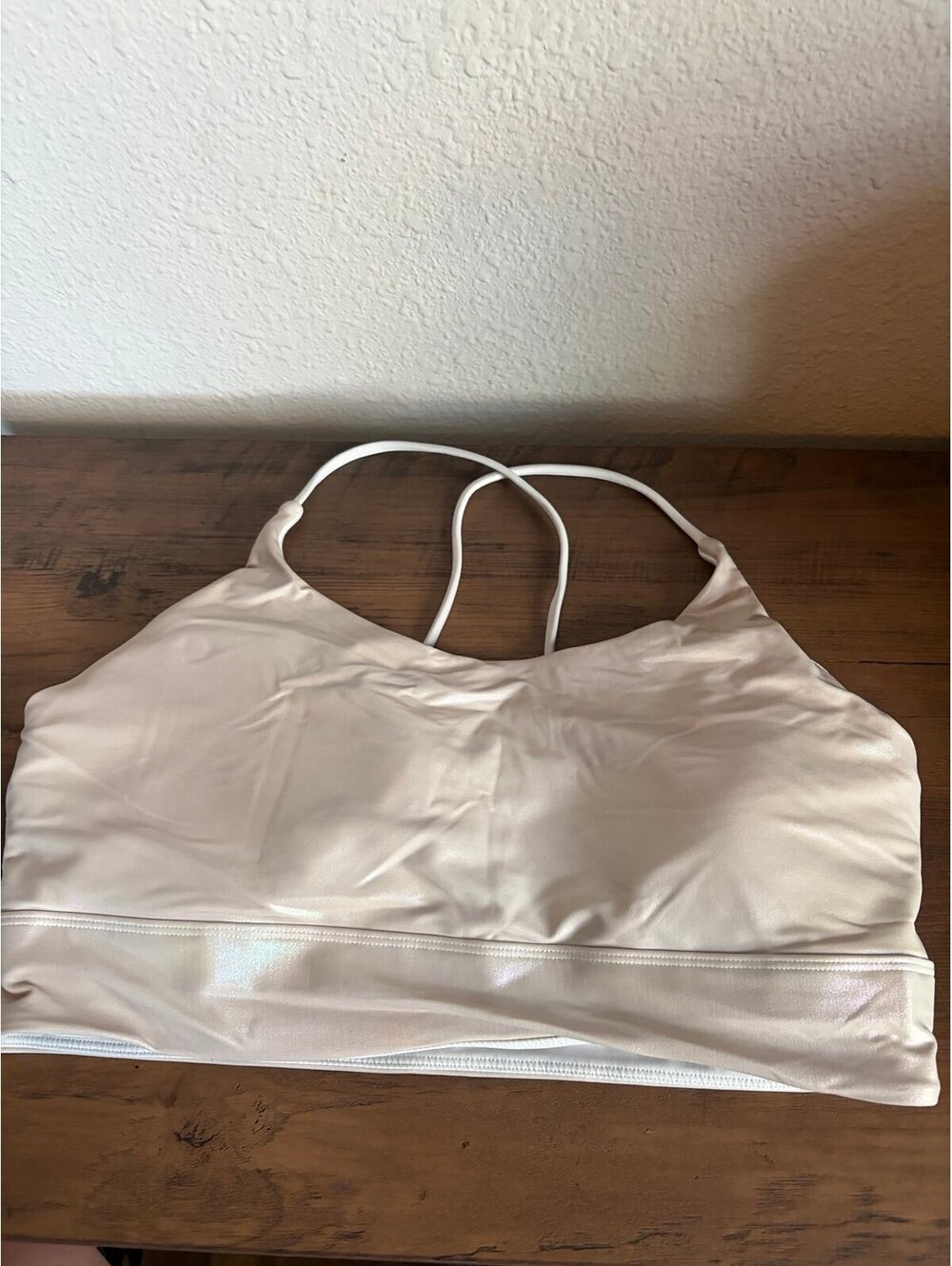 Zyia Active shiny sports bra size XXL. Removable pads